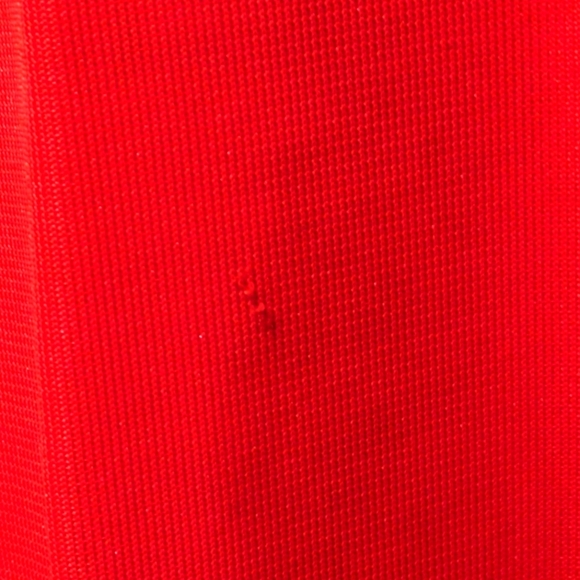 1970s Simpsons Sears L/XL Bright Red Crease Front Cuff Trousers - SEE SIZE NOTES - Picture 9 of 9